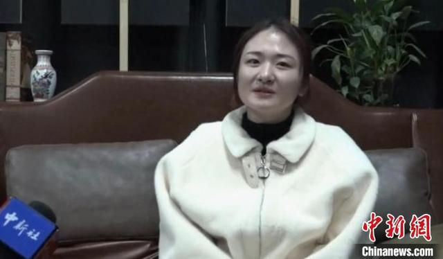 许梦旆日前接受中新网记者采访。张传明 摄