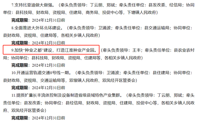 图片来源：长丰县人民政府官网