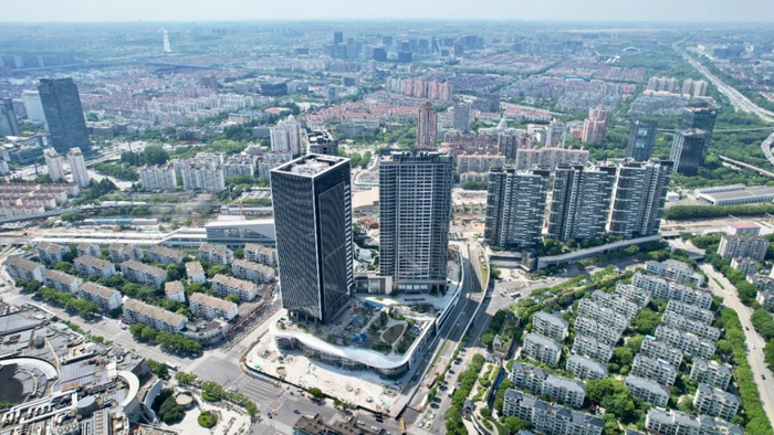 上海莘庄枢纽地区鸟瞰图  闵行区 供图
