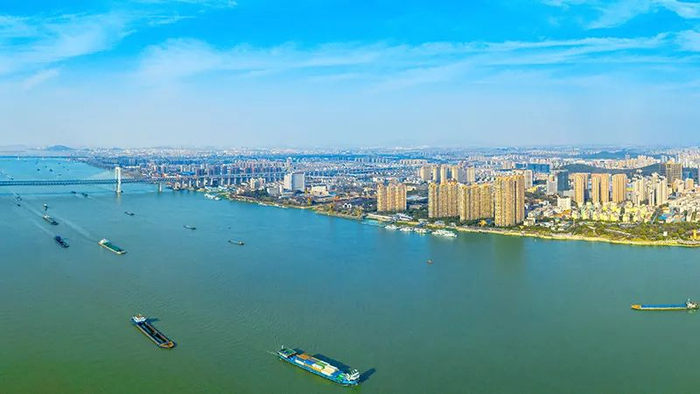 长江芜湖段。芜湖市委宣传部供图