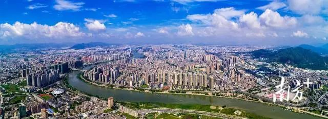 揭阳城区大景。揭宣供