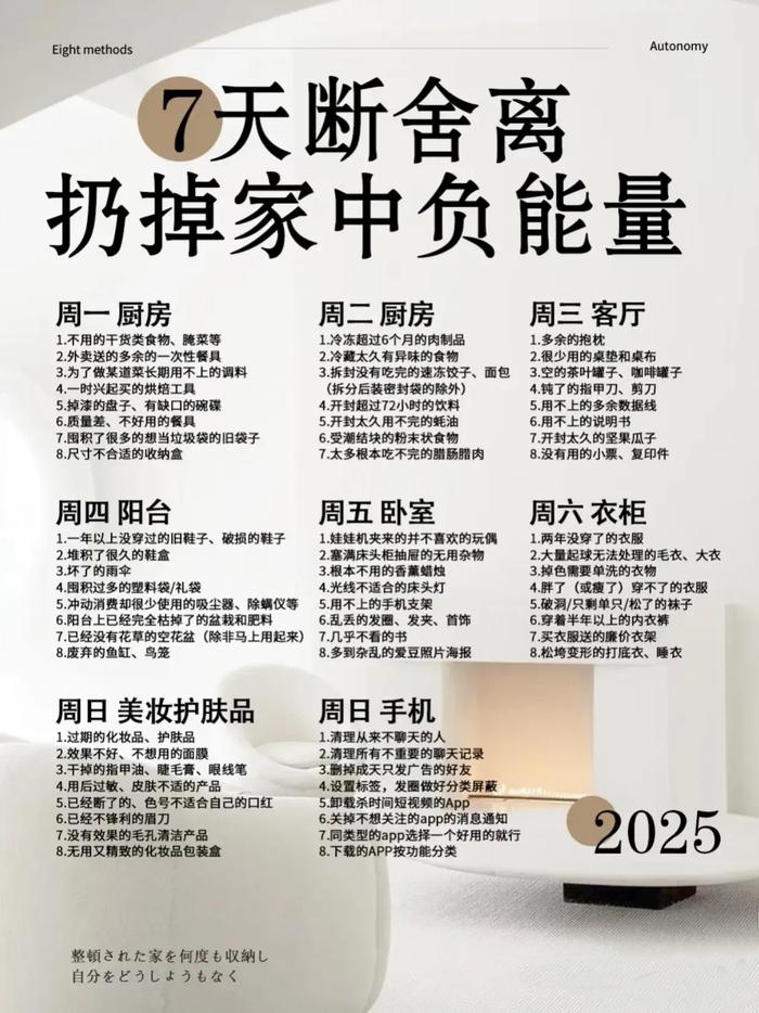 断舍离实用指南～生活的智慧在于逐渐澄清滤除那些不重要的杂质…