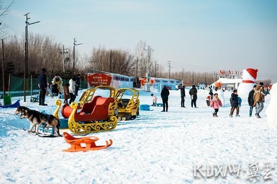 廊坊御龙河冰雪嘉年华图片