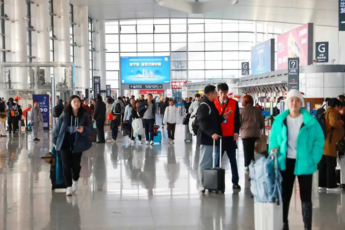 宁波机场的旅客
