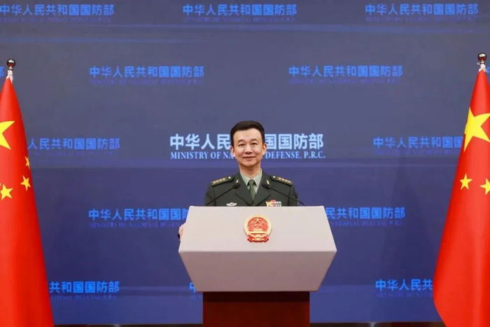 ▲图片来源：“国防部发布”微信公众号