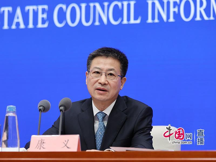 国家统计局局长康义（中国网 刘桢珂 摄）