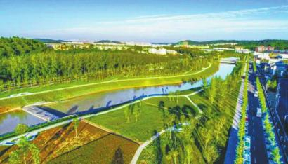 　　农发行四川省分行信贷支持的绵阳市草溪河综合整治工程。