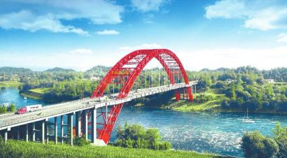 国开行四川省分行信贷支持的镇巴（川陕界）至广安高速公路。