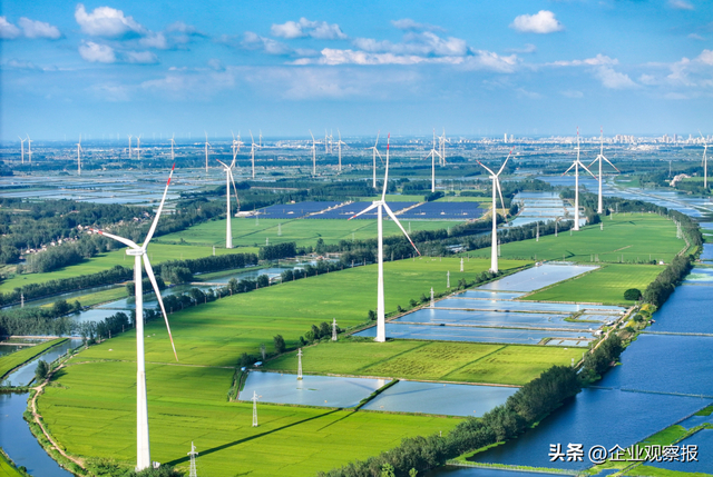 2024年9月18日，江苏省淮安市金湖县前锋镇大汕河水上风力发电场