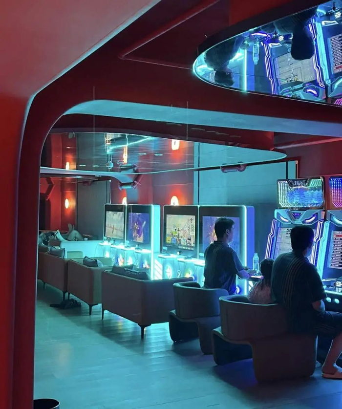 〓 洗浴中心的电玩区/图源：小红书@胡辣汤儿，已获授权