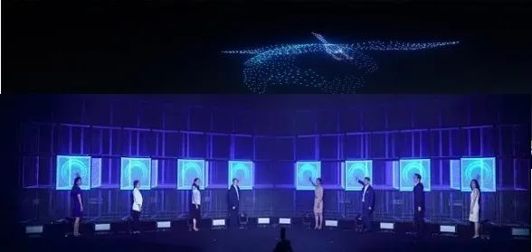 启动仪式+无人机表演
