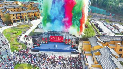 中江县东北镇觉慧村的乡村新景。