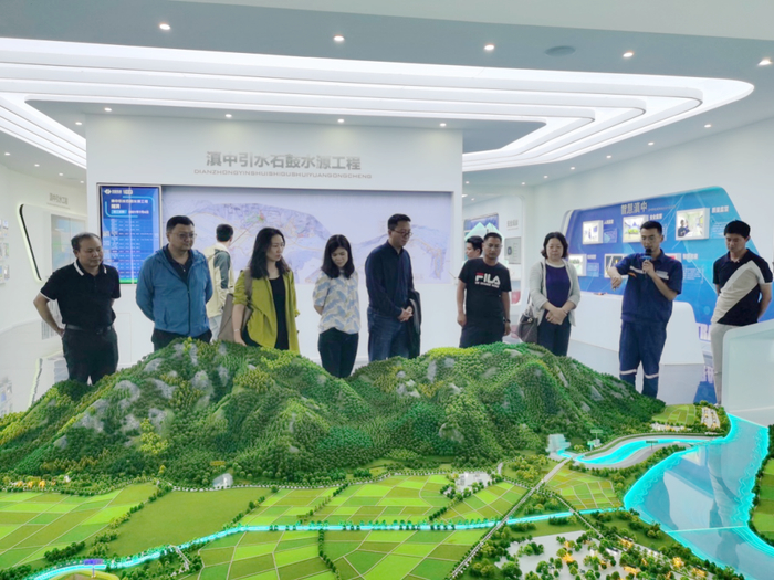 由中国银行云南省分行给予贷款资金建设的滇中引水石鼓水源工程项目效果图。