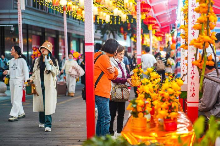 广州逛花市图片