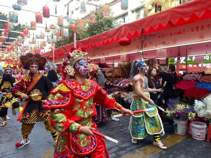 广州逛花市图片