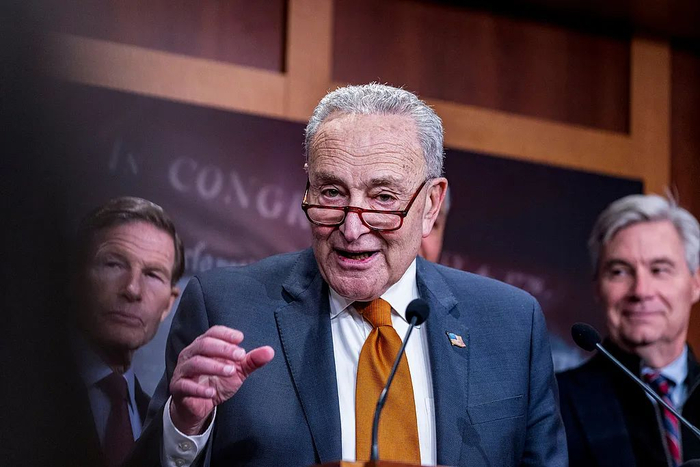 查克·舒默资料图。图源：视觉中国