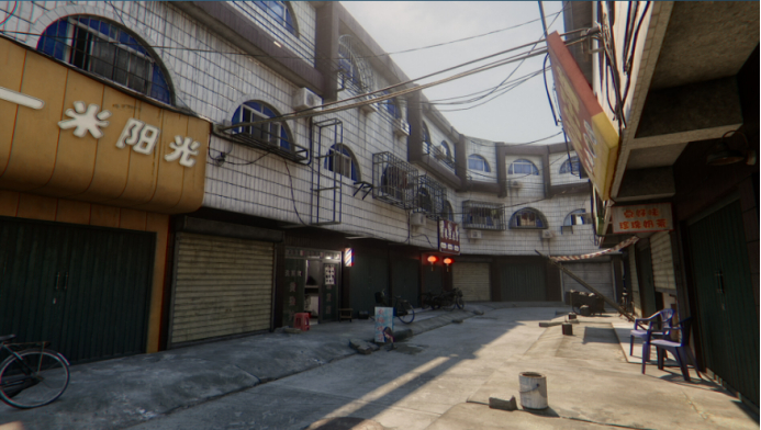 陷入空间循环的诡异街道