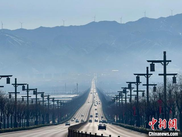 笔者在山西运城盐湖的006号路灯灯杆下看到的风景。董易鑫 摄