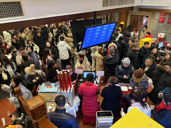 春节期间，北京多家老字号餐饮客流大幅增长。受访者供图