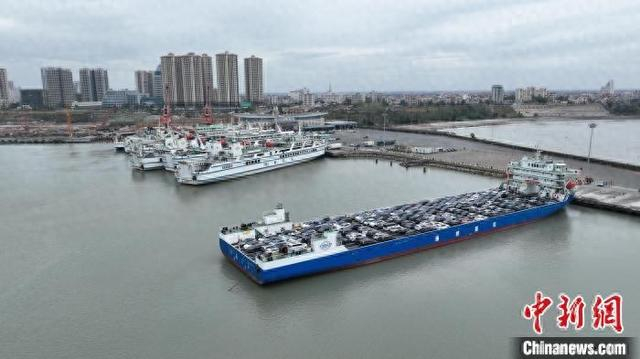 繁忙的徐闻海安新港。陈义林 摄