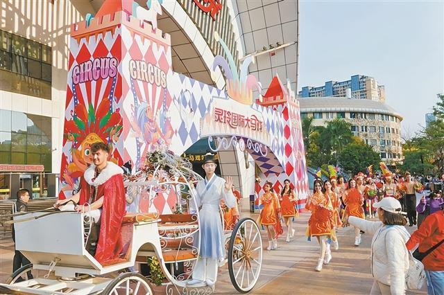 灵玲国际马戏城春节活动精彩纷呈 。（景区 供图）