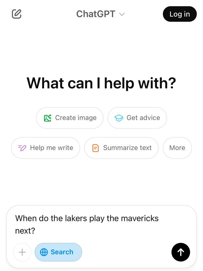 ChatGPT交互界面。来源：OpenAI官方