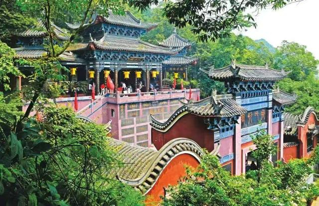 翠屏山景区哪吒行宫。受访者 供图