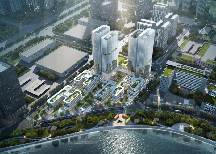 成都传媒白鹭湾科创园效果图