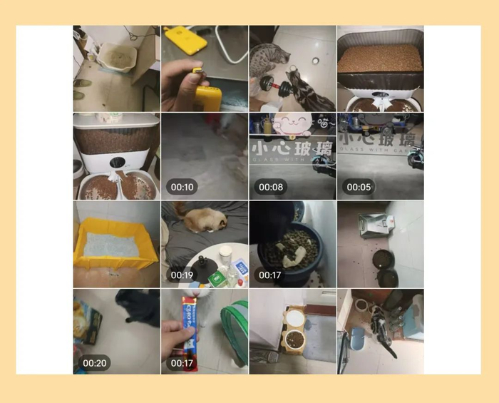 ▲基本上每一步海绵都需要拍视频发给客户。