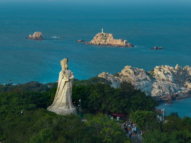 湄洲岛妈祖像。视觉中国 图