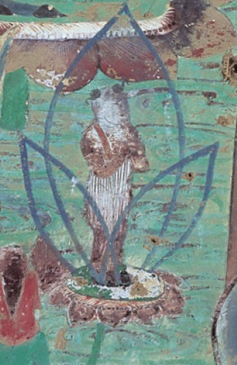 莫高窟第220窟莲花童子