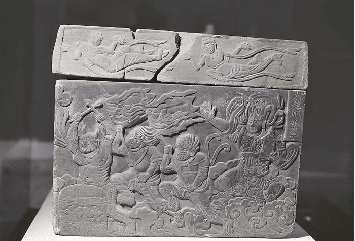 忿怒相的哪吒降龙。图片来自《全球史的九炷香》。