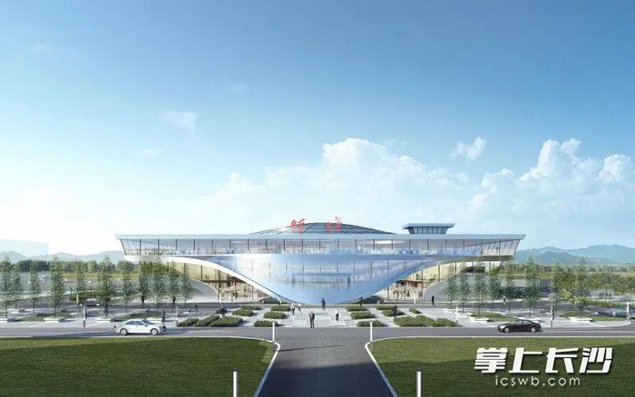 长沙坪塘通用机场效果图