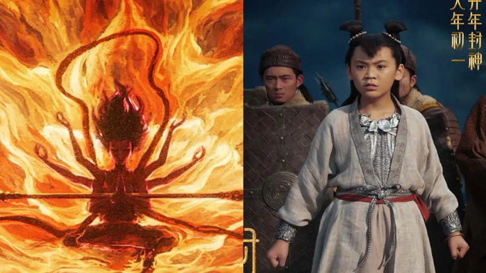 图源：微博@电影哪吒之魔童闹海；@电影封神第二部官方微博