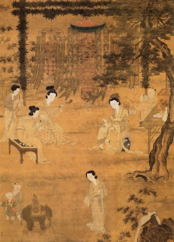 南宋·李嵩《观灯图》，台北故宫博物院藏