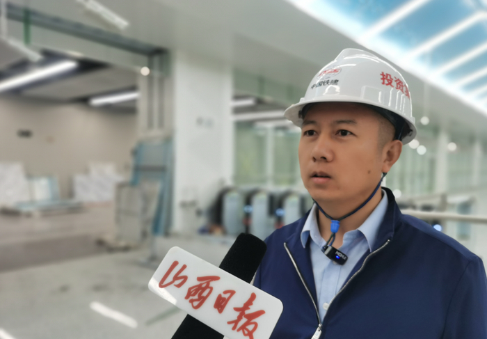▲中国铁建投资集团太原轨道交通1号线建设管理部高级工程师安克选
