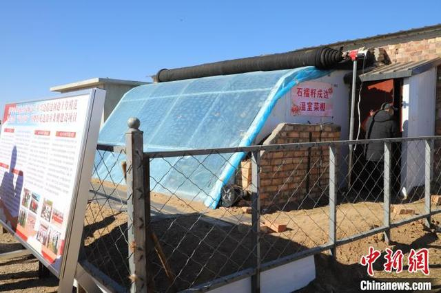 图为菜棚外部形状。孙凯文 摄