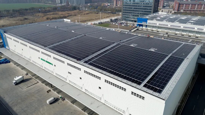汉欧国际物流园分布式光伏项目 摄影：聂恒