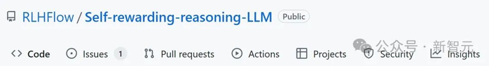 地址：https://github.com/RLHFlow/Self-rewarding-reasoning-LLM
