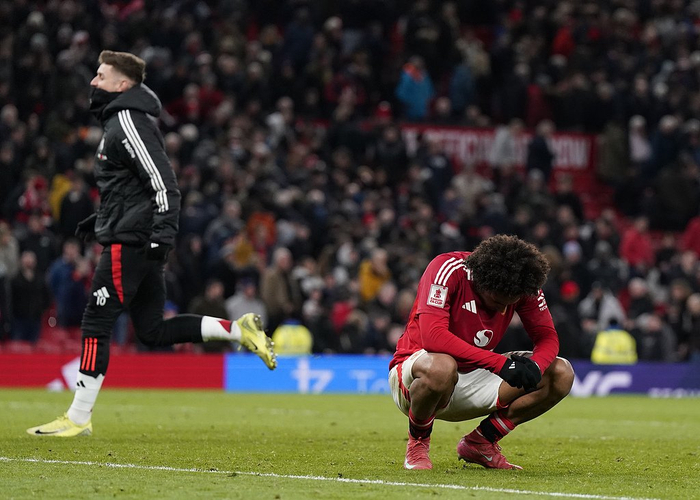 曼联自2005/2006赛季以来首次在足总杯第五轮就遭淘汰。