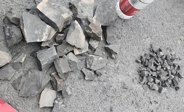 　　图为玄武岩石。（受访者提供）