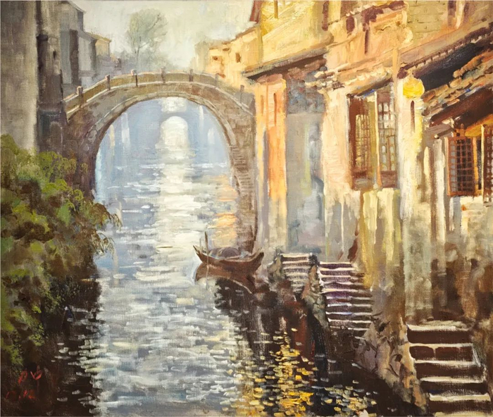 赵力中  《水乡记忆》