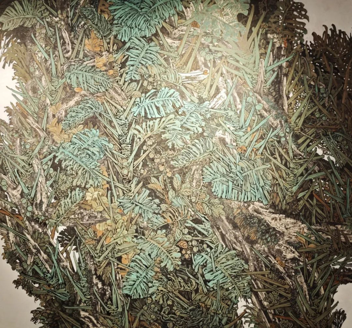 何阿平  《雨林秘境》