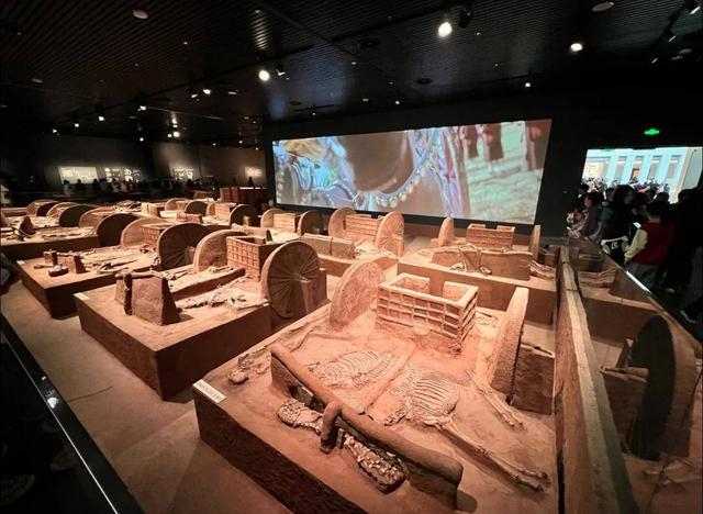 上榜游玩地安阳殷墟的车马坑遗迹专题展厅。（来源：大众点评用户）