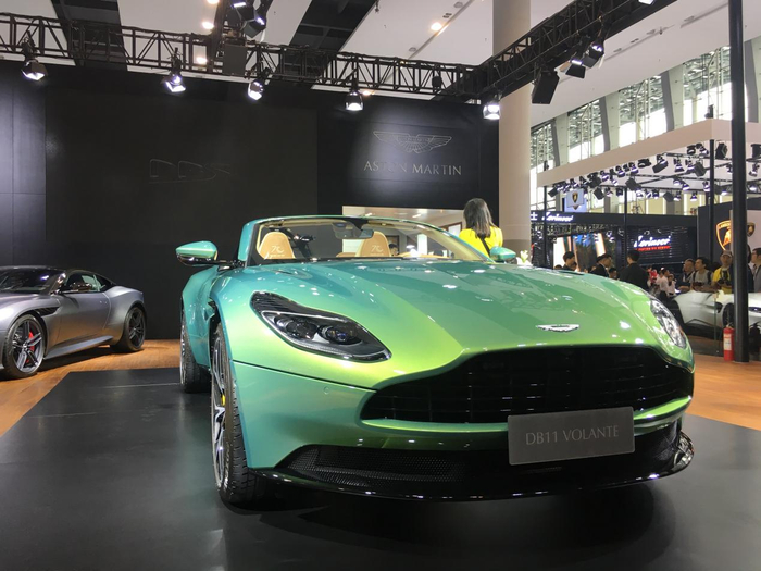 （阿斯顿·马丁在不久前宣布计划裁减约170名员工。夏治斌/摄影）