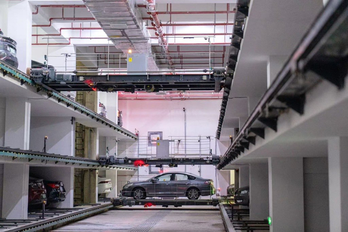 图为智能车库。上海市交通委供图