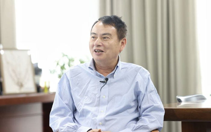 全国人大代表、中国科学院院士、中国农科院作科所研究员钱前。资料图片/新京报记者 王贵彬 摄