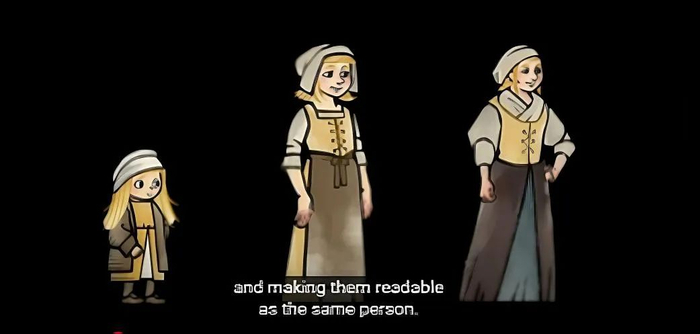 看着小女孩厄苏拉长大