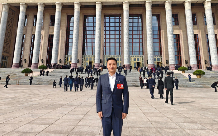 全国人大代表、小鹏汽车董事长何小鹏。 受访者供图