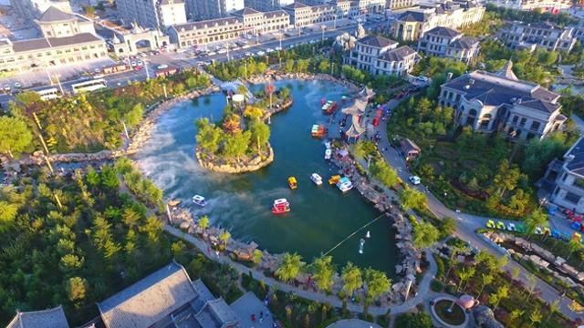 呼和浩特城区美景（资料图）。